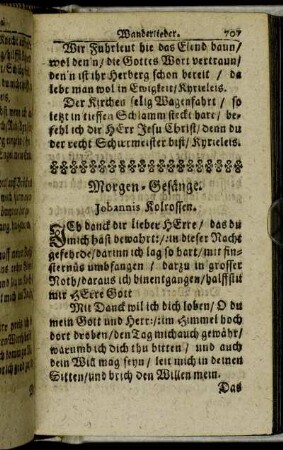 [Morgen- und Abendgesänge.]