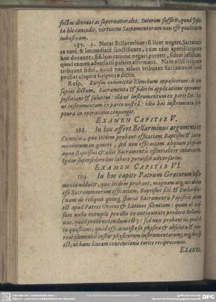 Examen Capitis VI