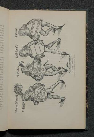 LES QUATRE COMPTE Fragment de la grande planche de la Cour Impériale.