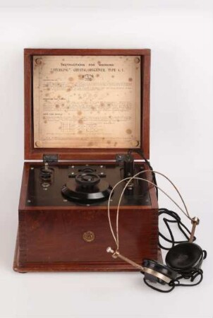 Radio- und Zeitzeichenempfänger, Sterling Telephone & Electric, London, um 1922
