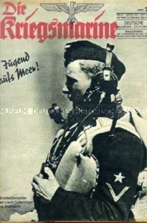 Illustrierte Halbmonatszeitschrift "Die Kriegsmarine" u.a. zum Seekrieg im Indischen Ozean