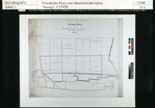 Breunsdorf bei Borna; Braunkohlenwerk L. Neumann, Zusammenlegung von Abbaurechten in den Fluren Breunsdorf, Pürsten und Kahnsdorf zu einem Grubenfeld
