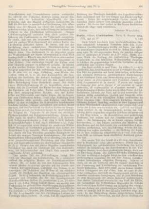 280-281 [Rezension] Houtin, Albert, L‘américanisme