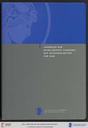 Jahrbuch ... / Heidelberger Akademie der Wissenschaften: Jahrbuch 2008