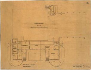 Fischer, Theodor; Pfullingen; Pfullinger Hallen - Grundriss UG