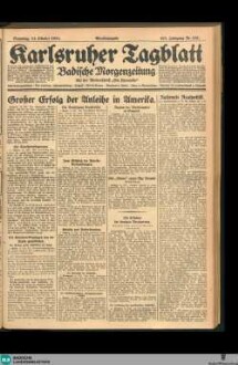 Karlsruher Tagblatt, Abendausgabe