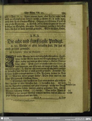 Die acht und funffzigste Predigt