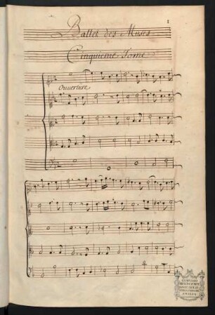 Les Muses; V (6), Coro, i (5); LWV 32