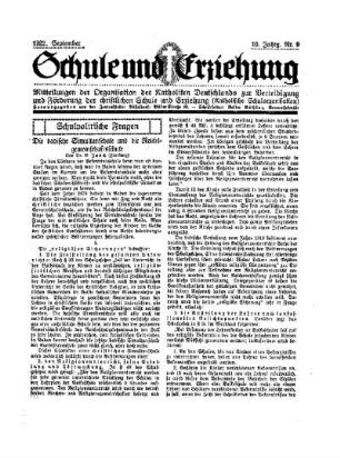 Die badische Simultanschule und die Reichsgemeinschaftsschule