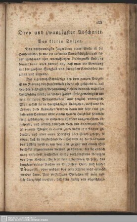 Drey und zwanzigster Abschnitt. Von klaren Sulzen