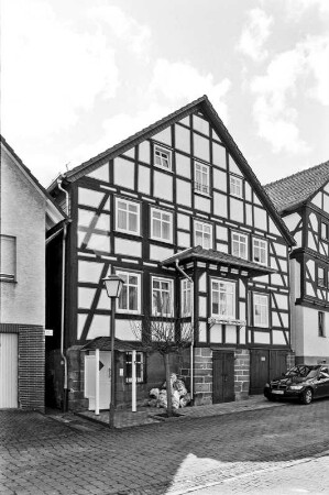 Wohnhaus (Wohnhaus, Fachwerk); Gemünden, Webergasse 3