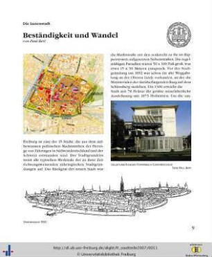 Die Innenstadt: Beständigkeit und Wandel.