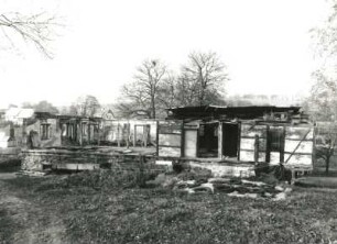 Dörnthal (Pfaffroda-Dörnthal), Hauptstraße 129 (Hof Nr. 42). Ruine des Gehöfts. Straßenansicht