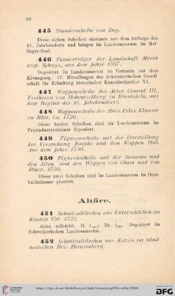 Altäre (Nr. 451-452)
