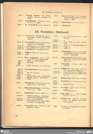 XII. Weichtiere (Mollusca)