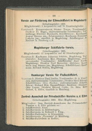 Magdeburger Schiffahrts-Verein.
