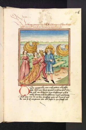 Pontus nimmt Abschied von Sidonia und dem König