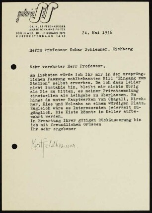 Sehr verehrter Herr Professor, Am liebsten würde ich Ihr...