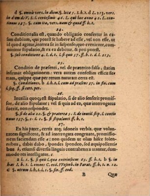 Disp. V. lib. III. ... assertiones legalis de verborum obligationibus et fideiussoribus