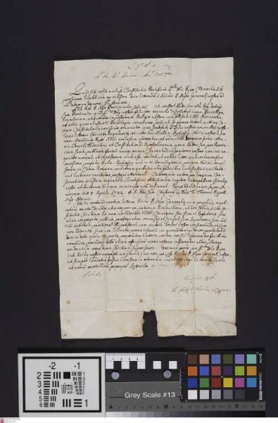Wimpfen: Der Provinzial des Dominikanerordens übermittelt Kilian Geiger, Prior des Dominikanerklosters, Wimpfen, daß die von Papst Benedikt XIII. den Bettelorden gewährten Privilegien von seinem Nachfolger, Papst Klemens XII., widerrufen wurden.
