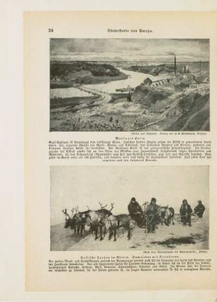 Russische Tundra im Winter. Samojeden mit Renntieren