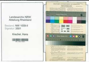 Entnazifizierung Hans Krechel , geb. 24.04.1913 (Verw.Beamter)