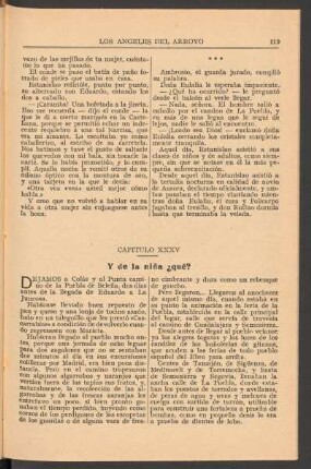 Capítulo XXXV : Y de la niña ¿qué?