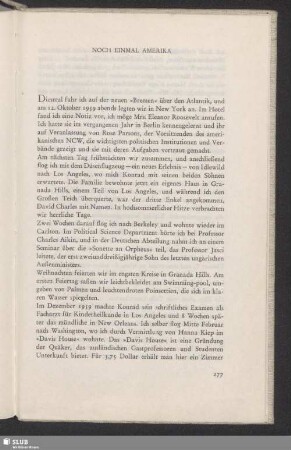 Noch Einmal Amerika