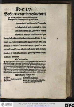 [E]lementum dicitur multis modis, unomodo quod est principium artis complexum ut omne totum est maius sua parte...