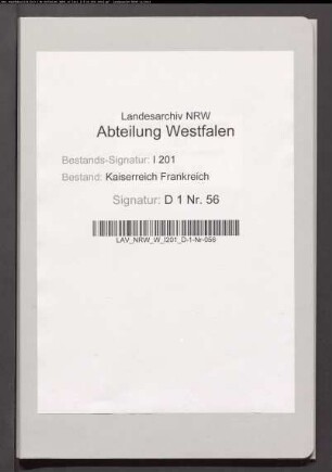Verzeichnis der zum kaiserlichen Hofe in Lüttich versandten Akten.
