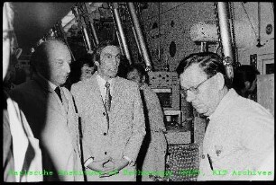 Besuch von Walter Scheel (Bundespräsident der Bundesrepublik Deutschland (BRD)) am Kernforschungszentrum Karlsruhe (KfK)