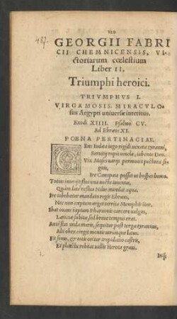 Georgii Fabricii Chemnicensis, Victoriarum coelestium Liber II.