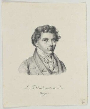 Bildnis des Ernst Friedrich Wüstemann