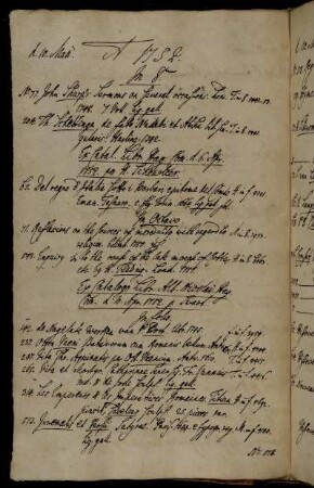 Ex Catal. Libr. Hag. Com. d. 6. Apr. 1752. per H. Scheurleer. - Ex Catalogo Libr. Alb. Nicolai. Hag. Com. d. 10. Apr. 1752. p Swart.