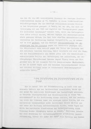 2. Das Inkrafttreten des Friedensvertrages und die Folgen