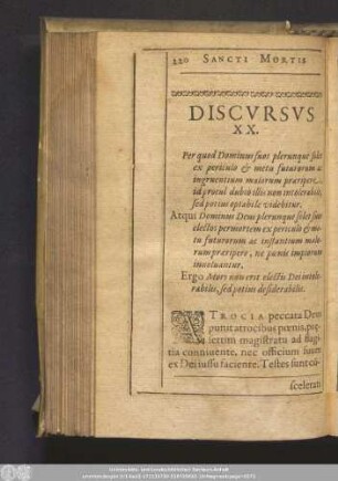 Discursus XX.