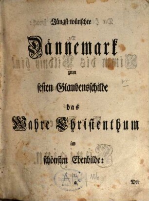 Des Hocherleuchteten Johann Arndts, Weiland General-Superintendenten des Fürstenthums Lüneburg, Sämtliche Bücher Vom Wahren Christenthum : Welche handeln Von heilsamer Busse, herzlicher Reue und Leid über die Sünde und wahrem Glauben, auch heiligem Leben und Wandel der rechten wahren Christen, Auch Wie ein wahrer Christ Sünde, Tod, Teufel, Hölle, Welt, Creutz und alle Trübsal durch den Glauben, Gebet, Gedult, Gottes Wort und himmlischen Trost überwinden soll, und dasselbe alles in Christo Jesu