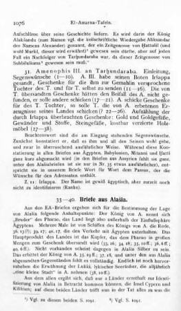 31. Amenophis III. an Tarḫundaraba