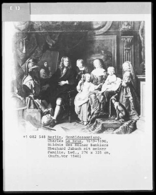 Bildnis des Kölner Bankiers Everhard Jabach mit seiner Familie