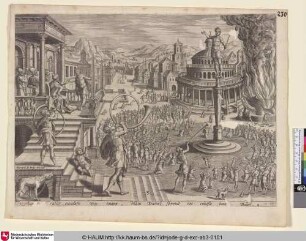 [König Nebukadnezar II. und die Anbetung der goldenen Statue; King Nebukadnessar and the Worship of the Golden Statue]