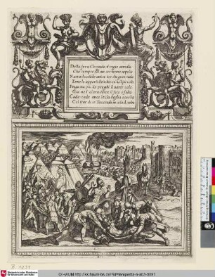 [Illustration zu Torquato Tasso, Gerusalemme liberata, zwölfter Gesang; Jerusalem delivered, Canto XII; Das befreite Jerusalem, zwölfter Gesang]