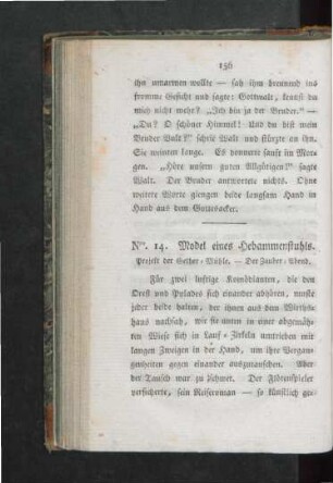 Nro. 14. Model eines Hebammenstuhls