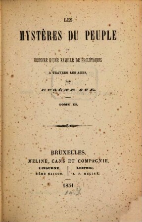 Les mystères du peuple, ou histoire d'une famille de prolétaires à travers les âges, 11