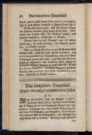 Das funfzehente Hauptstück