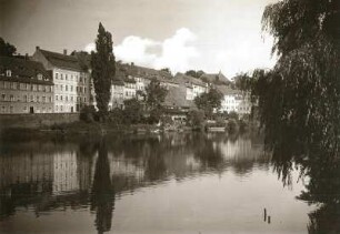 Ansicht Prager Straße : Görlitz, Blick über die Neiße auf die Häuser an der Prager Straße (heute: Zgorzelec)