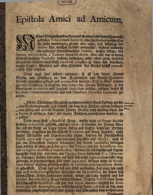 Epistola amici ad amicum