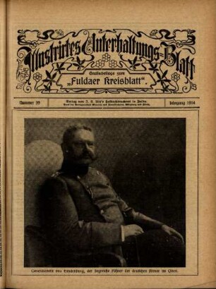 Ausgabe vom Sonntag, den 27. September 1914.