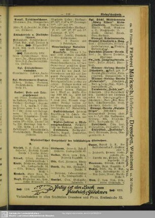 Einwohnerverzeichnis : Alphabetisches Verzeichnis der selbständigen Einwohner