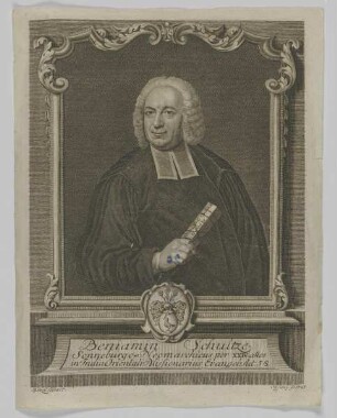 Bildnis des Benjamin Schultze