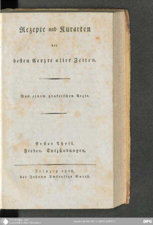 1: Fieber. Entzündungen
